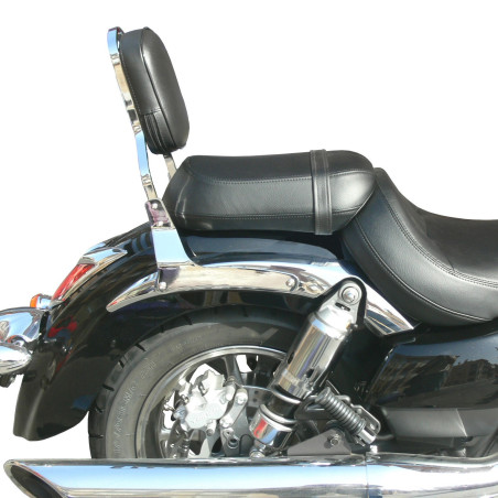 thumbnail image 2 of Black Kawasaki Vulcan VN 900 Classic Sissy Bar & Luggage Rack – 2009-2023 – JMei 2 of 4
