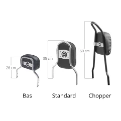 Driver Sissy Bar ROYAL ENFIELD BULLET - ELECTRA 500