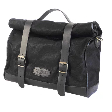 Waxed Cotton Side Bag VINTAGE
