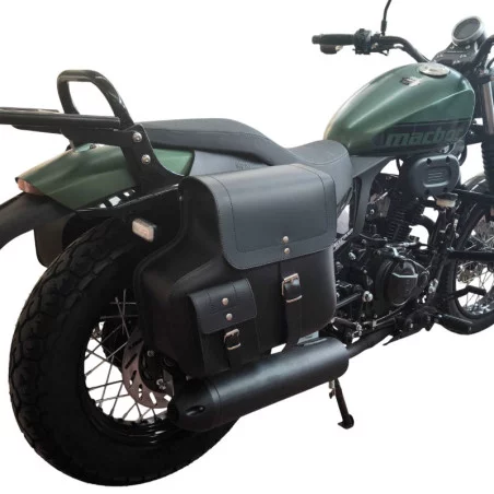 Pair Of Side Saddlebags MACBOR Rockster 125